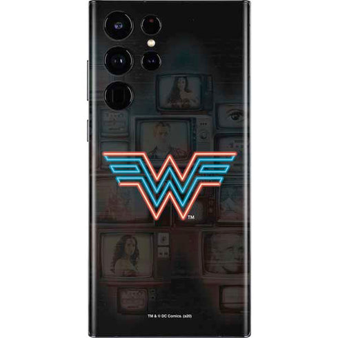 Wonder Woman 1984 (2020) Neon Logo Galaxy S22 Ultra Skin