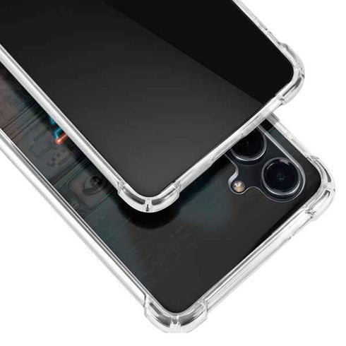 Wonder Woman 1984 (2020) Neon Logo Galaxy S23 FE Clear Case