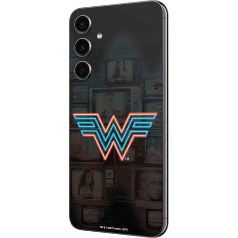 Wonder Woman 1984 (2020) Neon Logo Galaxy S23 FE Skin