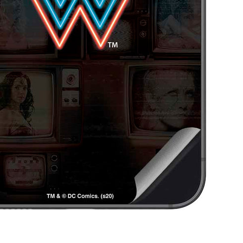 Wonder Woman 1984 (2020) Neon Logo Galaxy S23 FE Skin