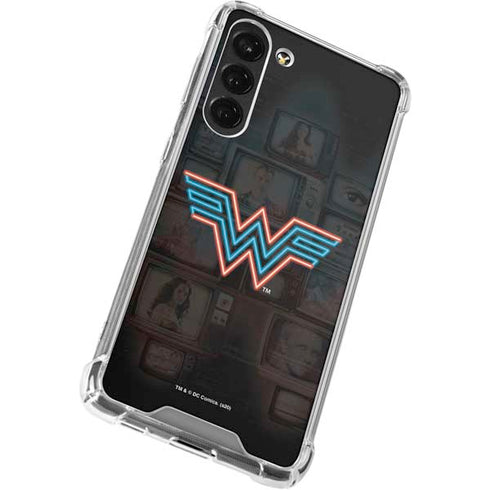 Wonder Woman 1984 (2020) Neon Logo Galaxy S23 Plus Clear Case