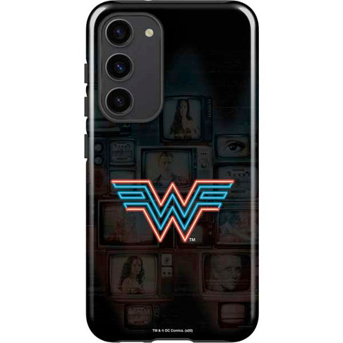 Wonder Woman 1984 (2020) Neon Logo Galaxy S23 Plus Pro Case