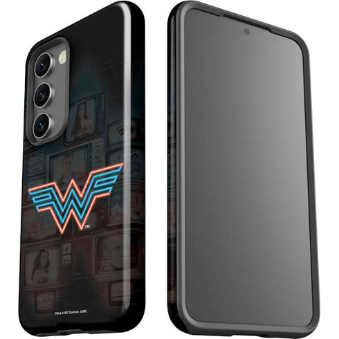 Wonder Woman 1984 (2020) Neon Logo Galaxy S23 Plus Pro Case