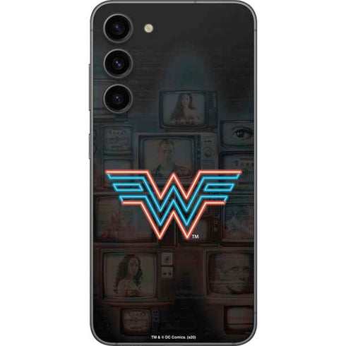 Wonder Woman 1984 (2020) Neon Logo Galaxy S23 Plus Skin