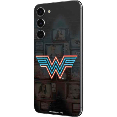 Wonder Woman 1984 (2020) Neon Logo Galaxy S23 Plus Skin