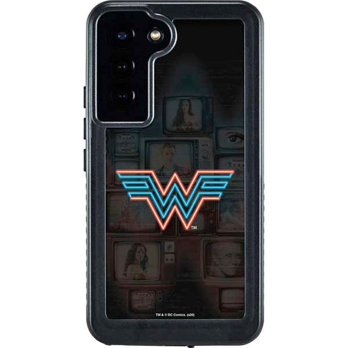 Wonder Woman 1984 (2020) Neon Logo Galaxy S23 Plus Waterproof Case