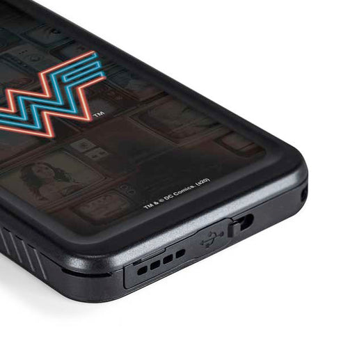 Wonder Woman 1984 (2020) Neon Logo Galaxy S23 Plus Waterproof Case