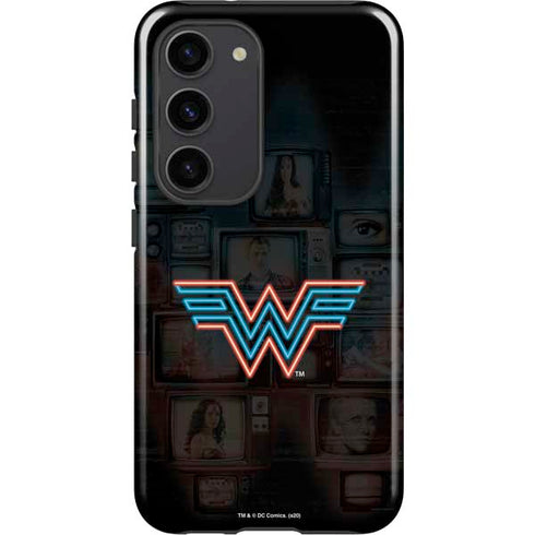 Wonder Woman 1984 (2020) Neon Logo Galaxy S23 Pro Case
