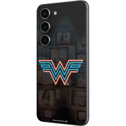 Wonder Woman 1984 (2020) Neon Logo Galaxy S23 Skin