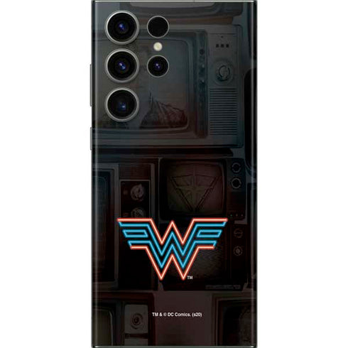 Wonder Woman 1984 (2020) Neon Logo Galaxy S23 Ultra Skin