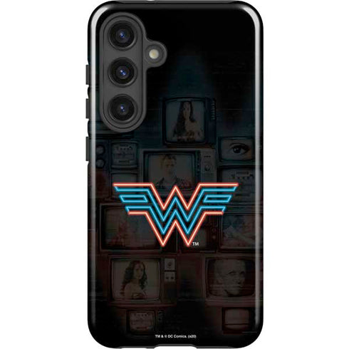 Wonder Woman 1984 (2020) Neon Logo Galaxy S24 Impact Case