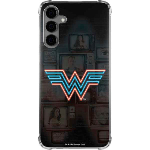 Wonder Woman 1984 (2020) Neon Logo Galaxy S24 Plus Clear Case