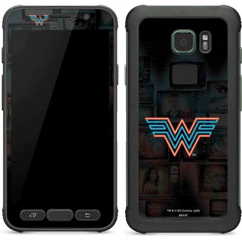 Wonder Woman 1984 (2020) Neon Logo Galaxy S7 Active Skin