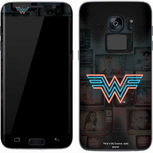 Wonder Woman 1984 (2020) Neon Logo Galaxy S7 Skin