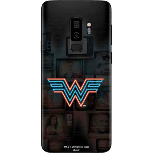 Wonder Woman 1984 (2020) Neon Logo Galaxy S9 Plus Skin
