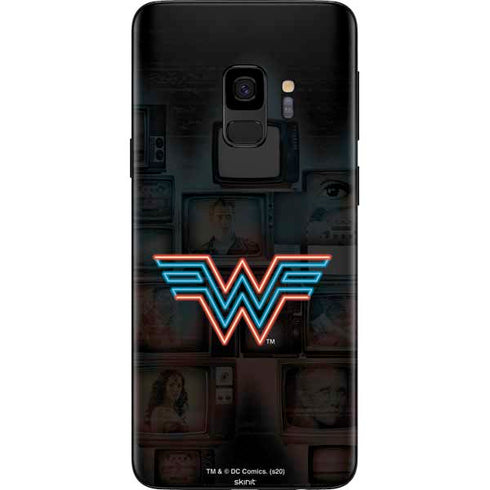 Wonder Woman 1984 (2020) Neon Logo Galaxy S9 Skin