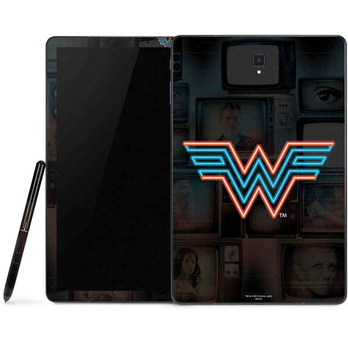 Wonder Woman 1984 (2020) Neon Logo Samsung Galaxy Tab Skin