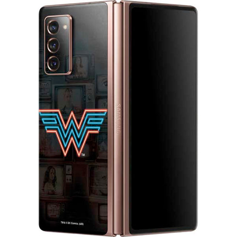 Wonder Woman 1984 (2020) Neon Logo Galaxy Z Fold2 5G Skin