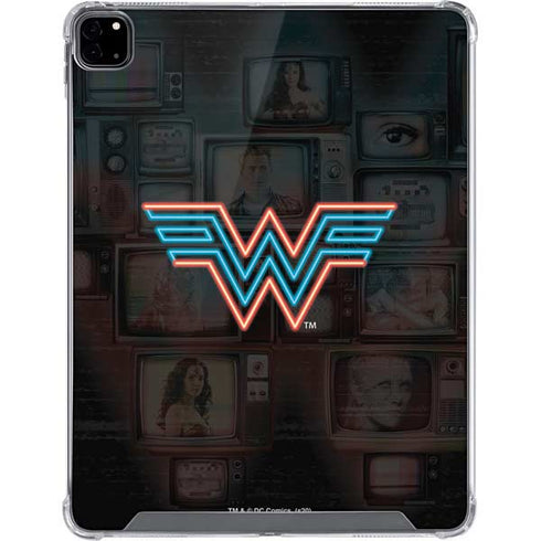 Wonder Woman 1984 (2020) Neon Logo iPad Pro 12.9in (2020) Clear Case