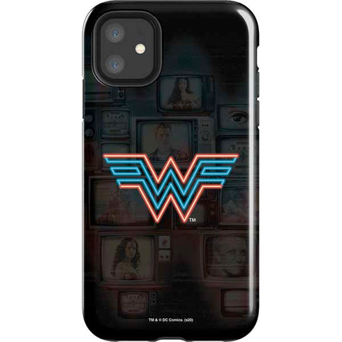 Wonder Woman 1984 (2020) Neon Logo iPhone 11 Impact Case
