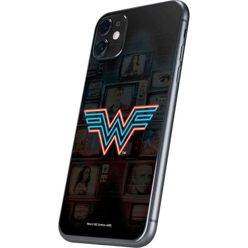 Wonder Woman 1984 (2020) Neon Logo iPhone 11 Skin