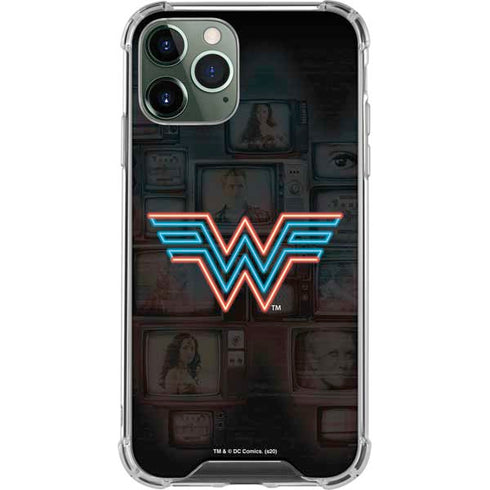 Wonder Woman 1984 (2020) Neon Logo iPhone 12 Pro Max Clear Case