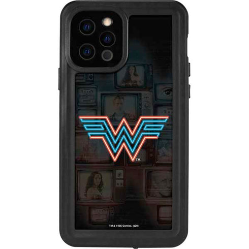 Wonder Woman 1984 (2020) Neon Logo iPhone 12 Pro Waterproof Case