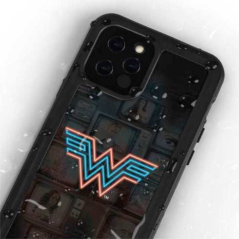 Wonder Woman 1984 (2020) Neon Logo iPhone 12 Pro Waterproof Case