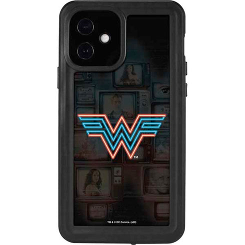 Wonder Woman 1984 (2020) Neon Logo iPhone 12 Waterproof Case