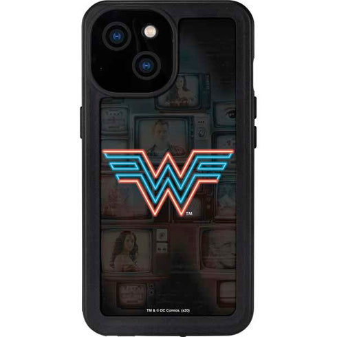 Wonder Woman 1984 (2020) Neon Logo iPhone 13 Mini Waterproof Case
