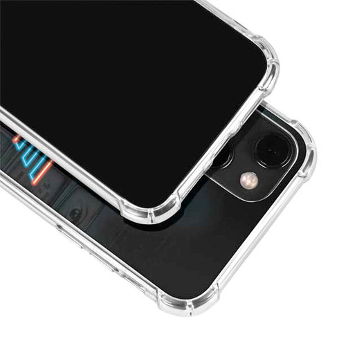 Wonder Woman 1984 (2020) Neon Logo iPhone 14 Plus Clear Case
