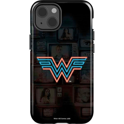 Wonder Woman 1984 (2020) Neon Logo iPhone 14 Impact Case