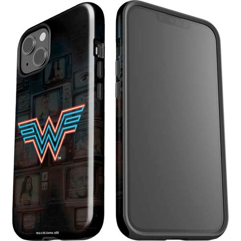 Wonder Woman 1984 (2020) Neon Logo iPhone 14 Impact Case