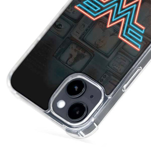 Wonder Woman 1984 (2020) Neon Logo iPhone 15 Plus MagSafe Case