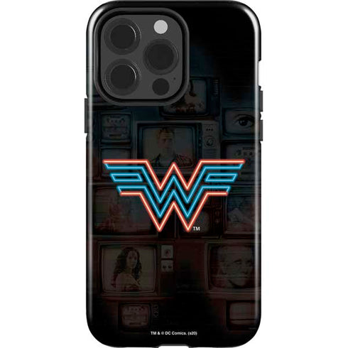 Wonder Woman 1984 (2020) Neon Logo iPhone 15 Pro Impact Case