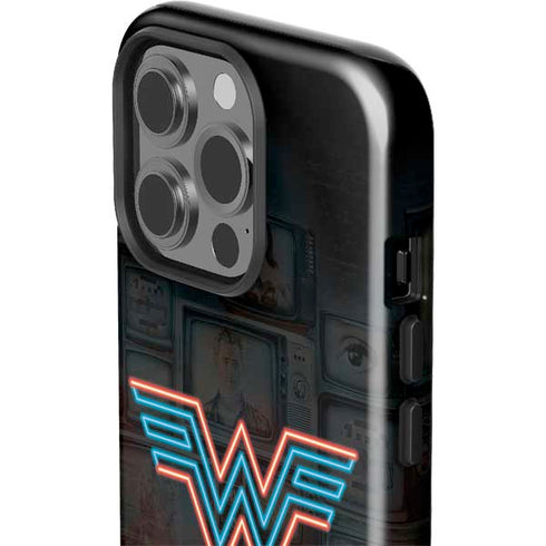 Wonder Woman 1984 (2020) Neon Logo iPhone 14 Pro Impact Case