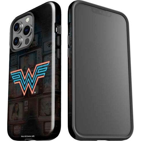 Wonder Woman 1984 (2020) Neon Logo iPhone 14 Pro Impact Case