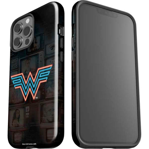 Wonder Woman 1984 (2020) Neon Logo iPhone 15 Pro Max Impact Case