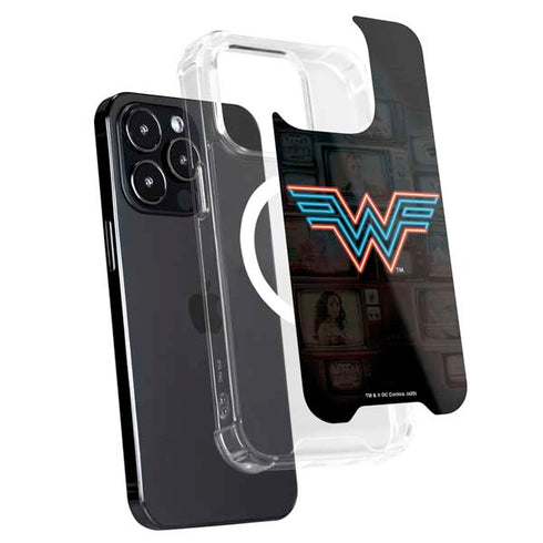 Wonder Woman 1984 (2020) Neon Logo iPhone 15 Pro Max MagSafe Case