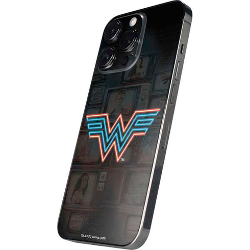 Wonder Woman 1984 (2020) Neon Logo iPhone 14 Pro Max Skin