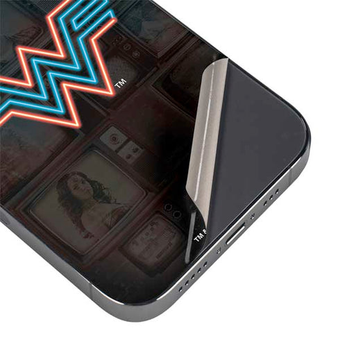 Wonder Woman 1984 (2020) Neon Logo iPhone 14 Pro Max Skin