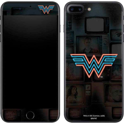 Wonder Woman 1984 (2020) Neon Logo iPhone 8 Plus Skin