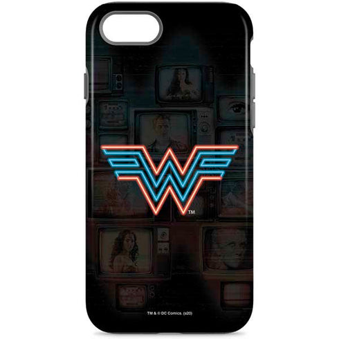 Wonder Woman 1984 (2020) Neon Logo iPhone 8 Pro Case