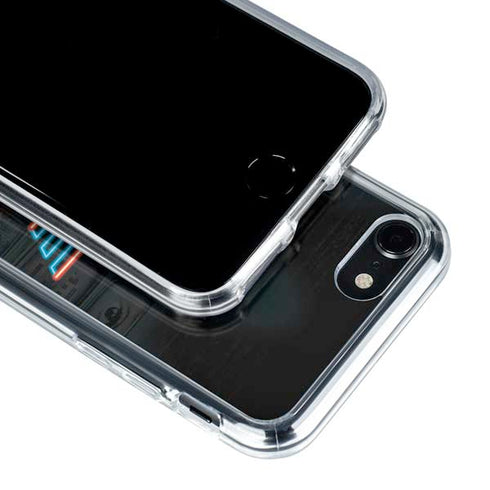 Wonder Woman 1984 (2020) Neon Logo iPhone SE (2nd & 3rd Gen) Clear Case