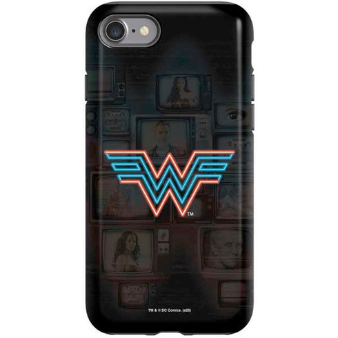 Wonder Woman 1984 (2020) Neon Logo iPhone SE (2nd & 3rd Gen) Pro Case