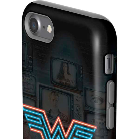 Wonder Woman 1984 (2020) Neon Logo iPhone SE (2nd & 3rd Gen) Pro Case