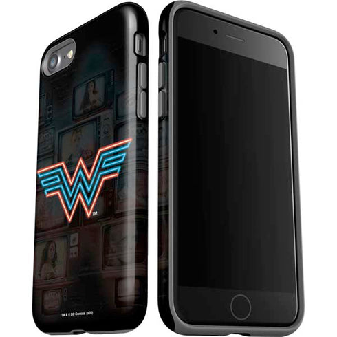 Wonder Woman 1984 (2020) Neon Logo iPhone SE (2nd & 3rd Gen) Pro Case