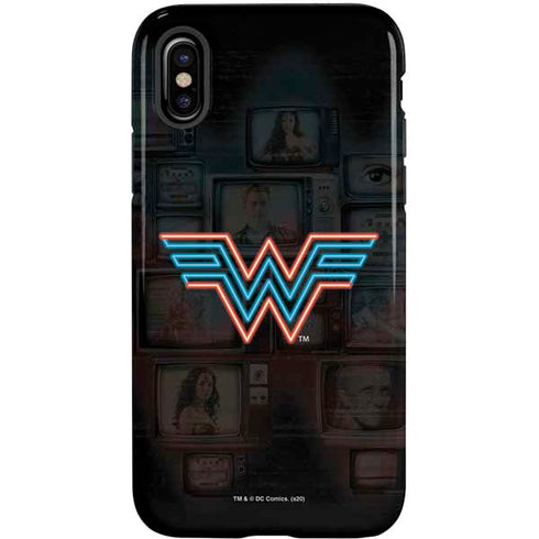 Wonder Woman 1984 (2020) Neon Logo iPhone X Pro Case
