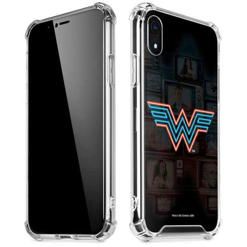 Wonder Woman 1984 (2020) Neon Logo iPhone XR Clear Case