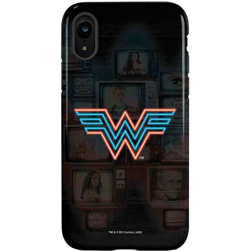 Wonder Woman 1984 (2020) Neon Logo iPhone XR Pro Case